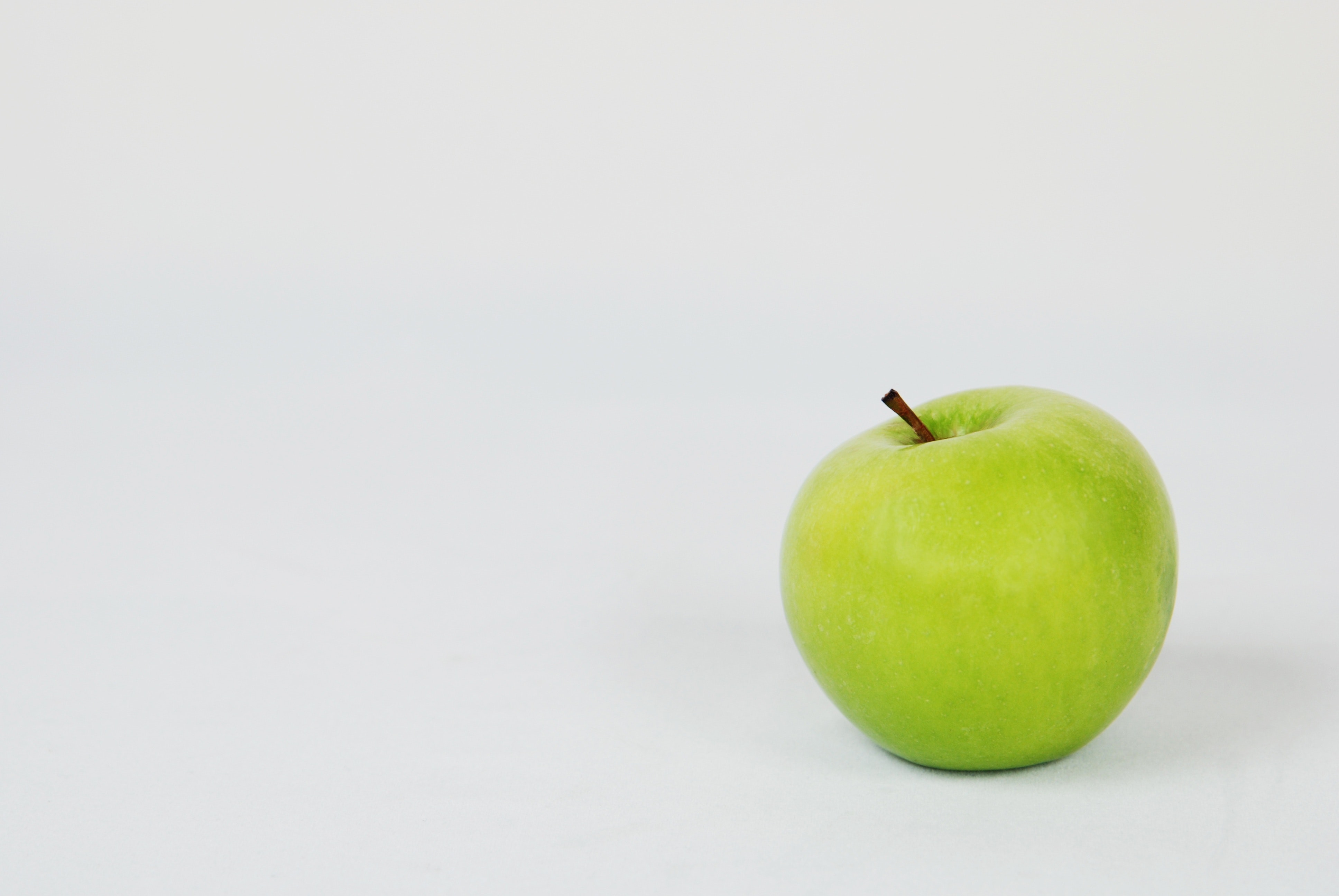 apple on counter